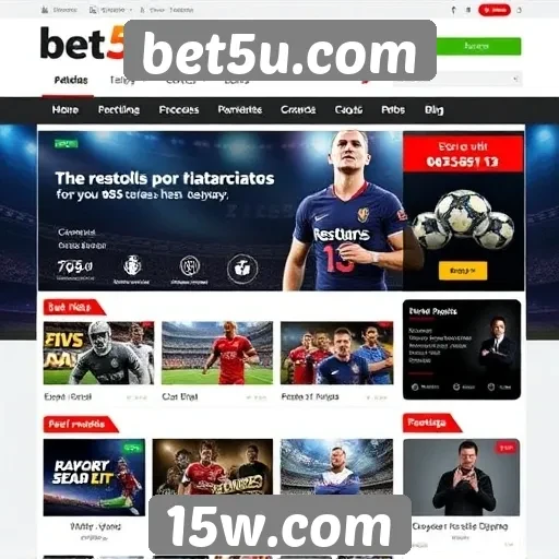Recursos e funcionalidades do site bet5u.com